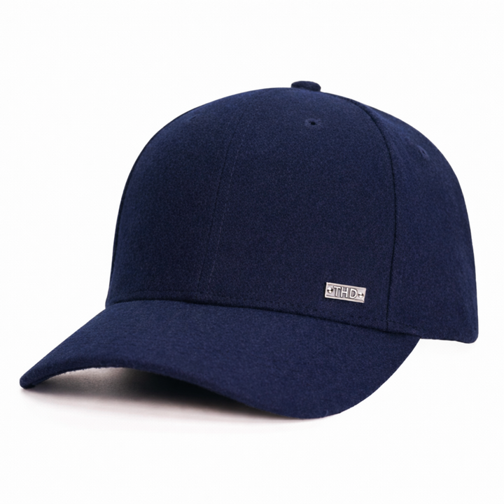WS Woolblend Baseball Cap - Navy / L